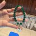 Natural Green Agate Bracelet With Auspicious Clouds, Lucky Jade, Chinese Bracelet, Best Friend, Buddha Style Gift,_ipsvogv.com