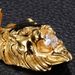 New Dia Inlaid Lion Head Pendant Necklace Cool Men's Fashion Jewelry Personalized Gift_ipsvogv.com