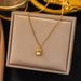 French Luxury Pea Pearl Necklace Women, Ins Titanium Steel Temperament, Versatile Internet Celebrity Trend, Collarbone_ipsvogv.com