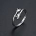 Internet Celebrity Style Ins Style Simple Hug Ring Unisex Opening Adjustable Electroplating Color Preserving Hug Index Finger Ring_ipsvogv.com