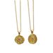 Women's Jewelry Niche Design Round Lion Necklace Gold Plated Ins Cold Style Necklace Temperament Clavicle Chain_ipsvogv.com