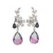 Inen erie niche rural tyle for women, imple flower, wheat ear inlaid with zircon deign earring, veratile_ipsvogv.com