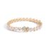 New Women's 7mm Three-Claw Heart-Shaped Men's Tennis Bracelet Hip-Hop Rose Gold Single Row Chain_ipsvogv.com