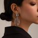 INS Style Brass Fashionable Elegant Women's Versatile Gold Exaggerated Personality Long Leaf Earrings_ipsvogv.com