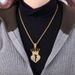 Alloy Niche Design Crown Love Pendant Personality Hip Hop Fried Dough Twists Necklace Classic Jewelry_ipsvogv.com