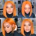 hot selling Front Short Bob Wig Indian #350 13X4 Straight T Part Lace Transparent Frontal Wigs Human Hair For Black Woman_ipsvogv.com