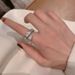 personalized Mouth Snake Zircon Adjustment Shaped Ins Niche Cold Luxury High-end Fashion Index Finger Ring_ipsvogv.com