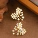 Light Luxury Fashion, Super Sparkling Diamond Inlaid Zircon Butterfly Pearl Earrings, Feminine Temperament,_ipsvogv.com