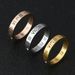 Men And Women's Jewelry Simple Roman Numeral Diamond Couple Ring Stainless Steel Personality Pinky Ring Versatile Hand Jewelry_ipsvogv.com