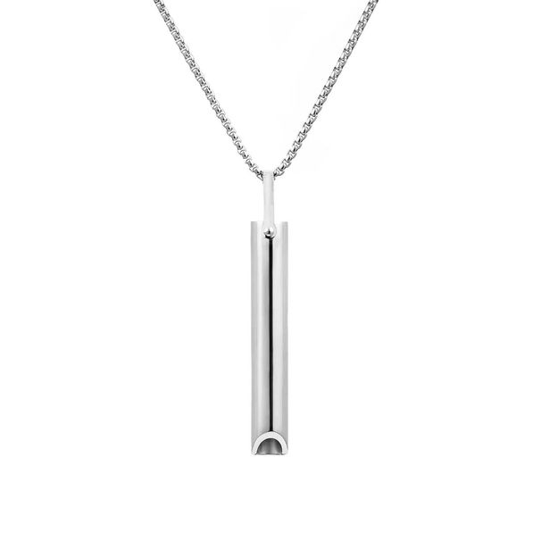 Simple Style, Hot Selling, Adjustable Breathing, Slow Pressure, Stainless Steel Pendant Necklace, Fashionable_ipsvogv.com