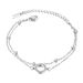 Double Layered Zircon Bracelet For Women, Light Luxury, High-end, Niche Design, Simple Personalized Chain, Cool And_ipsvogv.com