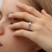 Pure Silver Classic Six Claw Mosonite Micro Set Ring Women's Wedding Ring, 1 Carat Light Luxury Versatile for Men_ipsvogv.com