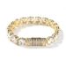 Men's Hip-Hop Tennis Bracelet - 10mm Wide Row Of Cubic Zirconia Stones (Minimalist Style Stainless Steel Chain For Jewelry Business)_ipsvogv.com