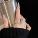 Fashionable Gulas Zircon Inlaid With Open, Plain Stacked, Niche Design, High-end Feel, Paired Ring, Light Luxury Ring_ipsvogv.com