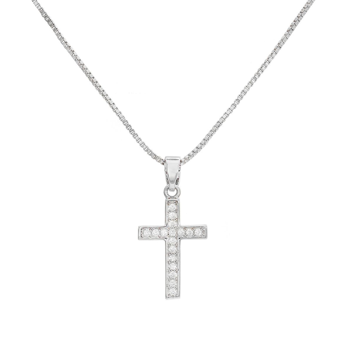 Xiyin Brass Classic Style Cross Heart-shaped Boy And Girl Pendant Necklace For Women_ipsvogv.com