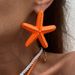 Ocean Style Alloy Starfish Studs Exaggerated Geometric Summer Beach Fashion Earrings_ipsvogv.com