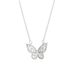 Zircon Butterfly Necklace with Korean Fashion Design and Diamond Embedding Pendant, Individualized Trendy INS. Elegant_ipsvogv.com