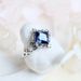 Cao Shi Princess Pattern Sea Blue Simulated With Diamond Zircon Inlaid, Noble And Exquisite Index Finger Ring_ipsvogv.com