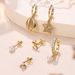 Unisex Hot Selling Real Gold Brass Electroplating Personality Niche High End Three Dimensional Five Pointed Star Earrings Temperament Earrings_ipsvogv.com