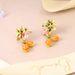 Forest Style Small Oil Drop Pearl Flower Earrings, Fresh And Sweet Butterfly Tassel Earrings, Super Fairy High End Earrings_ipsvogv.com