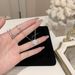 Sparkling Four Leaf Clover Zircon Necklace 2024 New Edition, Niche, Light Luxury, High-end Feeling, Titanium Steel Non_ipsvogv.com