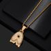 New Copper Set Zircon Full Diamond 26 Large Letter Necklace, Personalized Hip Hop Fashion Accessories For Trendy People_ipsvogv.com