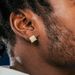 Unisex Jewelry Fashion popular hip hop zircon earrings for men and women square full diamond thread earrings street fashion hot selling earrings_ipsvogv.com