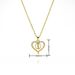 Religious Personality Statue Shell Micro Inlaid Zircon Catholic Our Lady Pendant Necklace Copper Plated Real Gold_ipsvogv.com