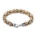 Millimeter Thick Fashion Trendy Men's Titanium Dominant Emperor Chain Stainless Steel Square Buckle Bracelet_ipsvogv.com