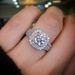 Yiwu Sanjie New Double Layered Tiger Claw Square Zircon Ring Inlaid With Topaz Jewelry_ipsvogv.com