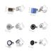 Dai Li Men's Business Banquet Enamel Cufflinks French Patch Copper Cuffs High End Round Haoshi Cuff Nails Light Luxury_ipsvogv.com