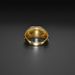Statement Rings 316 stainless steel gold plated Ankh polished striped ring_ipsvogv.com