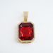 Unisex Jewelry Fashion Square Colored Gemstone Necklace Pendant Men Hip Hop Full Diamond Cuban Chain Necklace Men And Women_ipsvogv.com