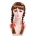 Play butterfly ponytail Halloween Anna shape role play bow cosplay wig Halloween_ipsvogv.com