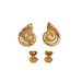 Spot Factory INS Fashionable Niche INS Retro Titanium Steel Conch Colored Zircon Polished Earrings_ipsvogv.com
