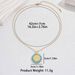 Minimalist personalized Bohemian style women's necklaces, niche high-end, with beaded design and collarbone chain_ipsvogv.com