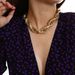 Jewelry Simple Cool Temperament Personality Fried Dough Twists Thick Chain Geometric Necklace_ipsvogv.com