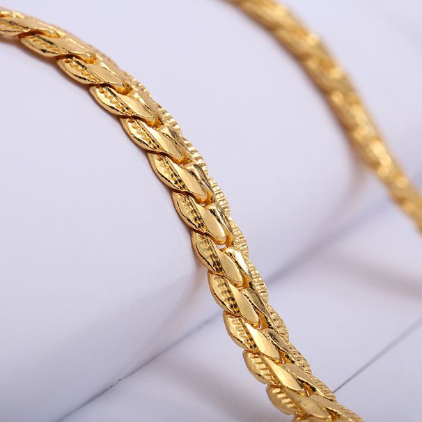 Yunjin Personalized Men's Popular Jewelry 4MM Side Embossed Necklace_ipsvogv.com