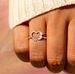 S Love Diamond Women's Fashion Simple Heart Style Index Finger Ring_ipsvogv.com