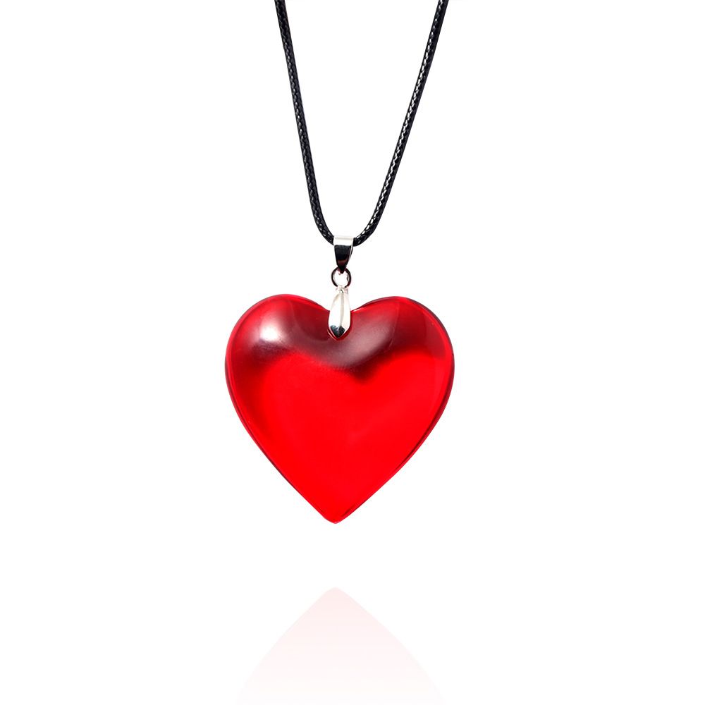 New Creative Adjustable Necklace Fashion Bowknot Crystal Heart Simple Women's Pendant_ipsvogv.com
