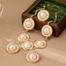 Jewelry French Court Style Layered Pearl Earrings Necklace Ring Four-Piece Set For Women_ipsvogv.com