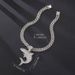 Hip Hop Shark High-Quality Fashion T Square Diamond Alloy Cuban Chain Necklace Pendant_ipsvogv.com