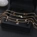 Fashionable And Trendy New Minimalist 4-piece Set, Star Lightning Artificial Pearl Pendant Bracelet Set_ipsvogv.com