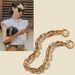 Women's Jewelry Shoulder Handbag Chain Accessories Gold Chain Replacement Non Fading Thick Chain Cloud Bag Strap_ipsvogv.com