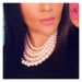 Fashion Style Pearl Jewelry Simple Multi Layer Necklace Pearl Necklace_ipsvogv.com