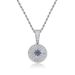Compass Full Of Zircon Pendant Hip Hop Personality Trendy Men And Women Necklace Accessories_ipsvogv.com