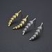 Women’s Jewelry Set Fashion Style Forest Network Celebrity Willow Leaf Earrings Simple And Fresh Female Earrings Gold And Silver Two Color Spot_ipsvogv.com