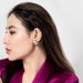 Gold-Plated Copper High-End Matte Brushed For Women, Simple Minimalist Style, Oval Niche Design, Elegant Earrings_ipsvogv.com