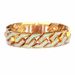 Black Five Hip Hop Gold Scallion Starry Sparkling Pink Men's Geometric Bracelet Hiphop Popular Handicraft_ipsvogv.com