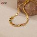 Women's Jewelry Simple Bracelet Stainless Steel Color Zircon Personality Flat Blade Chain Titanium Steel Jewelry_ipsvogv.com